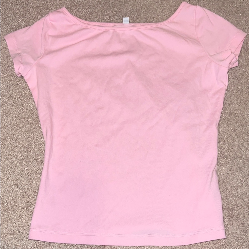 Amazon Light Pink Women's Short Sleeve Top